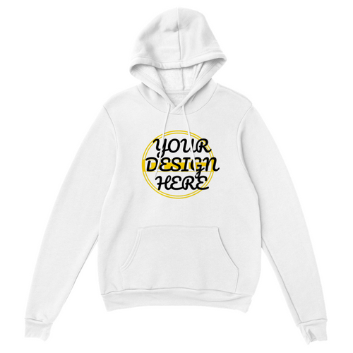 Customizable Classic Unisex Pullover Hoodie (Front Print)